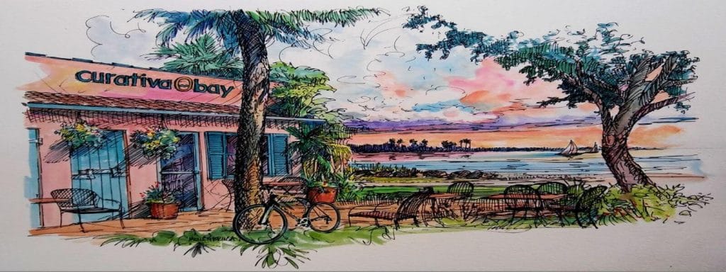 Curativa Bay painting