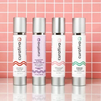 4 of our best cleansers Curativa Bay's 4 Pack Facial Cleansers
